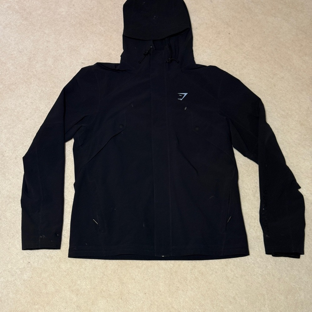 Gymshark Men's Black Full-Zip Jacket